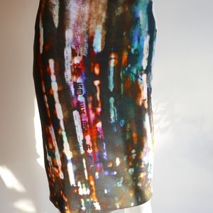 Alexander McQueen Body Con Summer Skirt